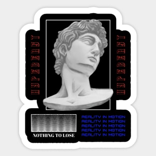 greek statue street wear Sticker